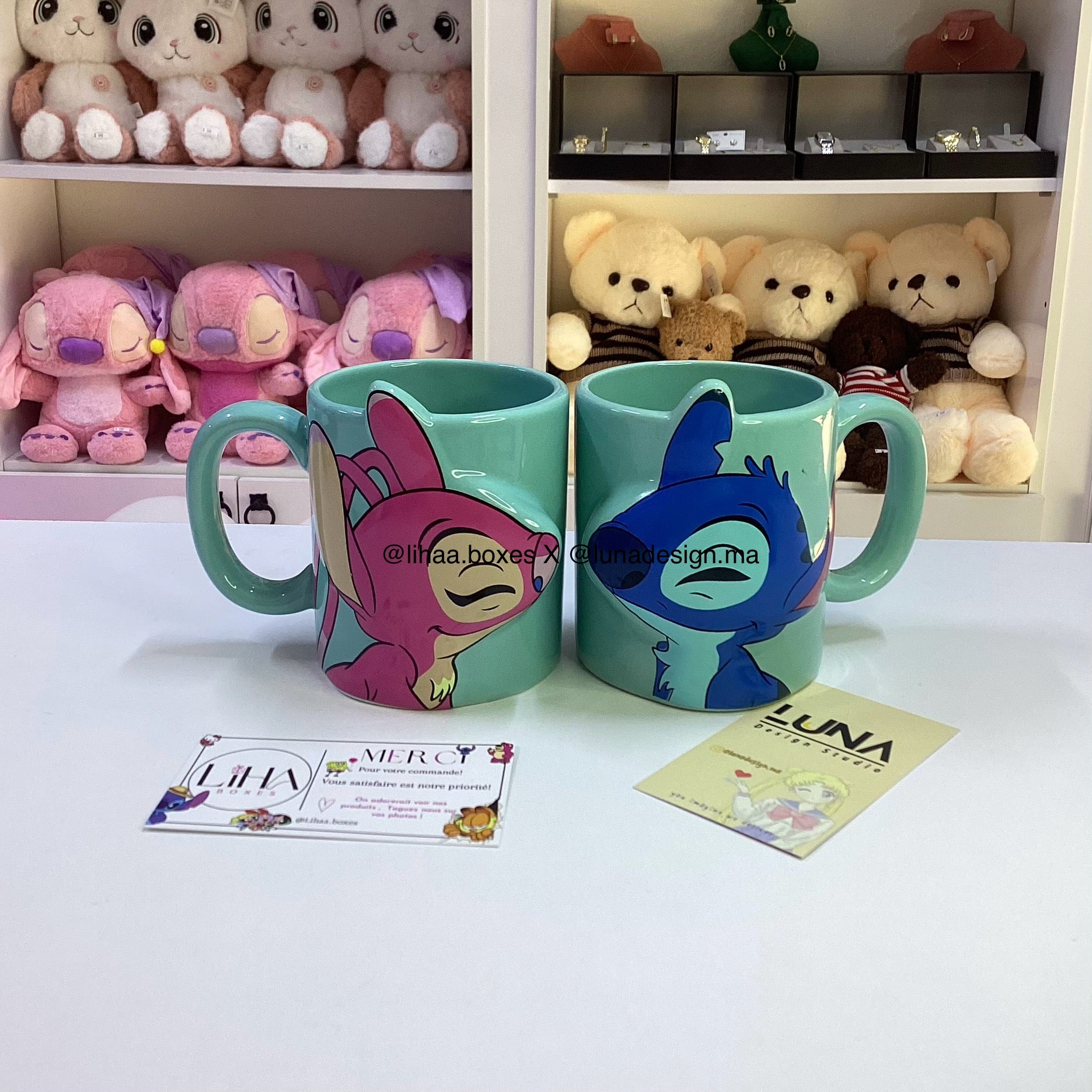 Mugs Couple Stitch et Angel