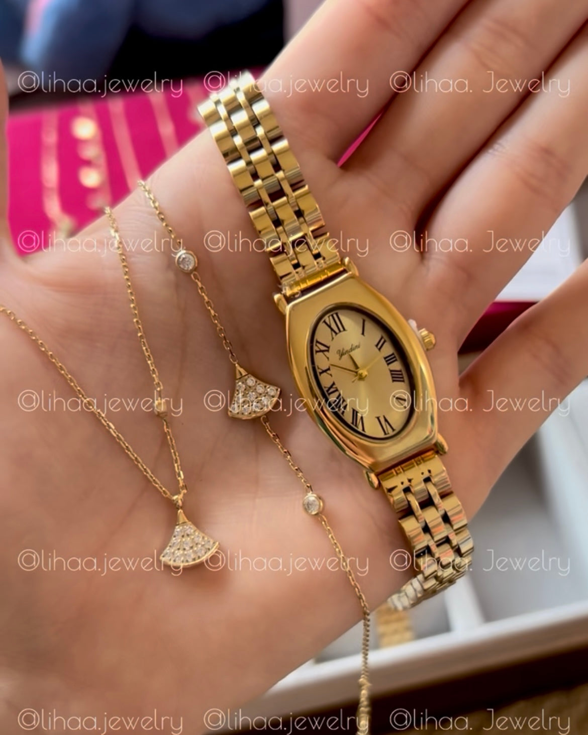 Montre + gourmette + collier