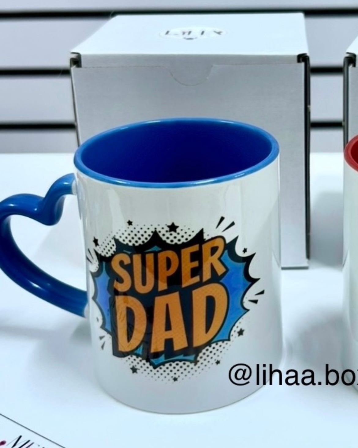 Mug super mom + super dad