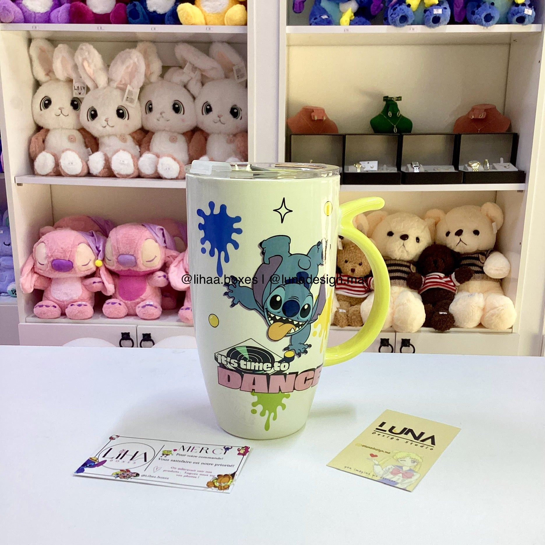 Mug avec couvercle stitch