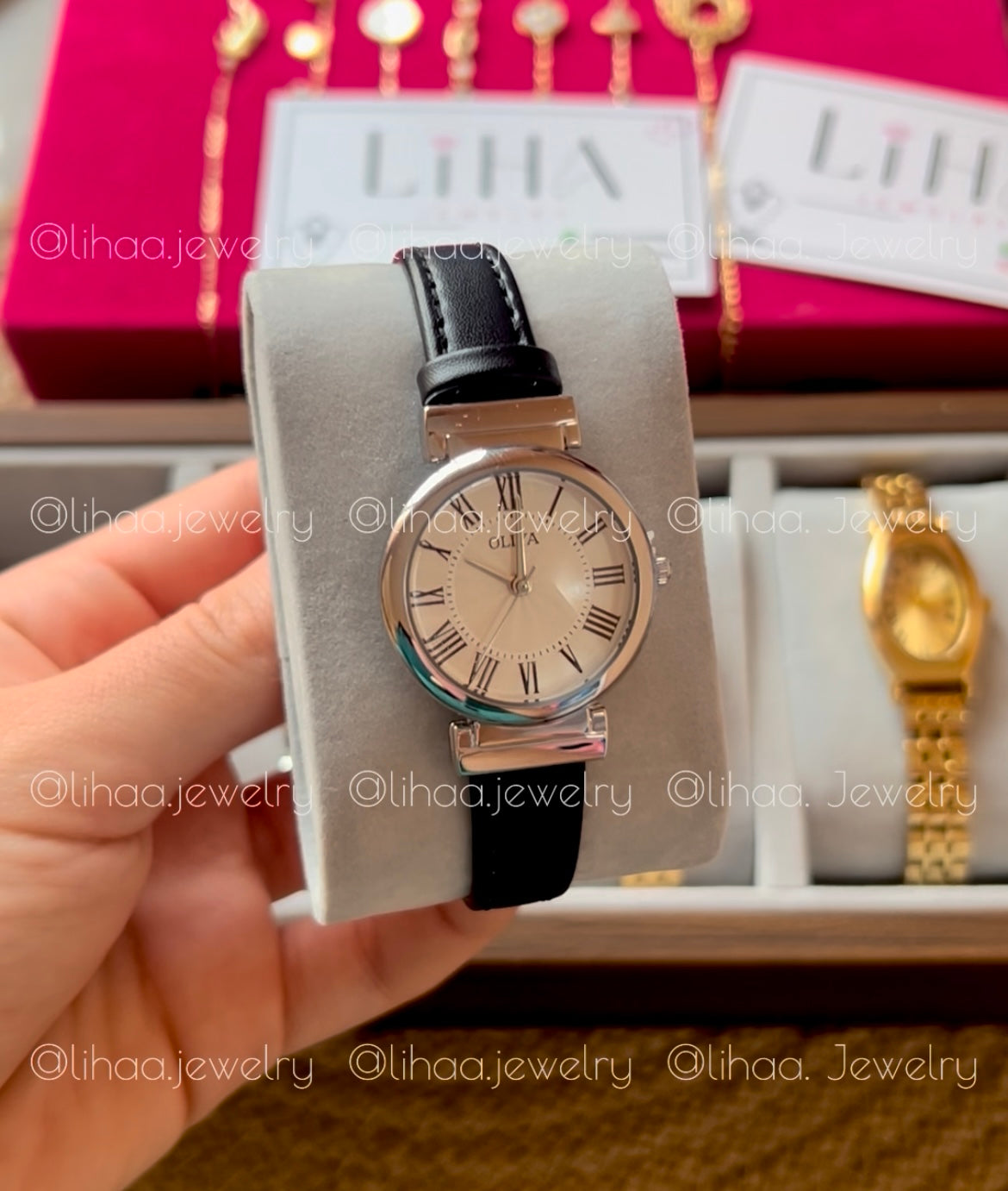 Montre acier inoxydable argenté