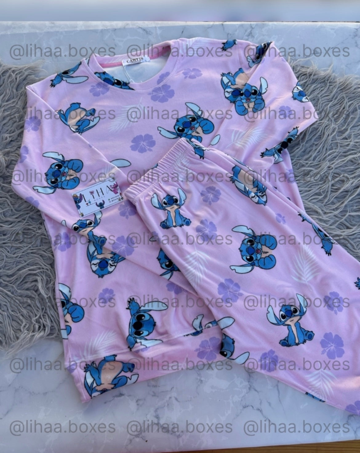 Pyjama stitch rose