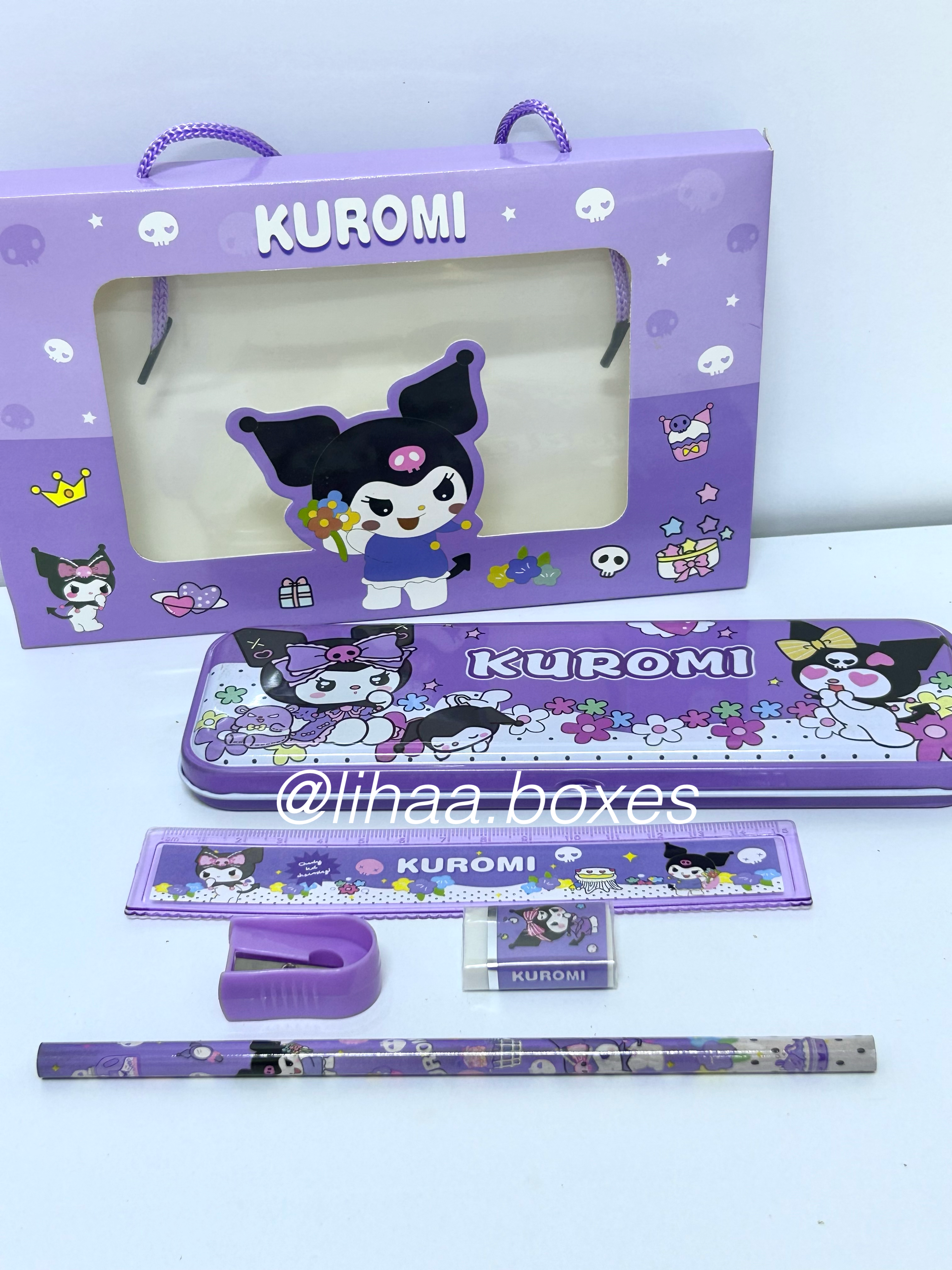 Pack scolaire kuromi/ melody/ cinamoroll