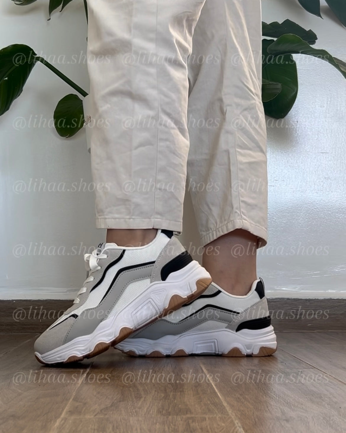 Espadrille gris noir