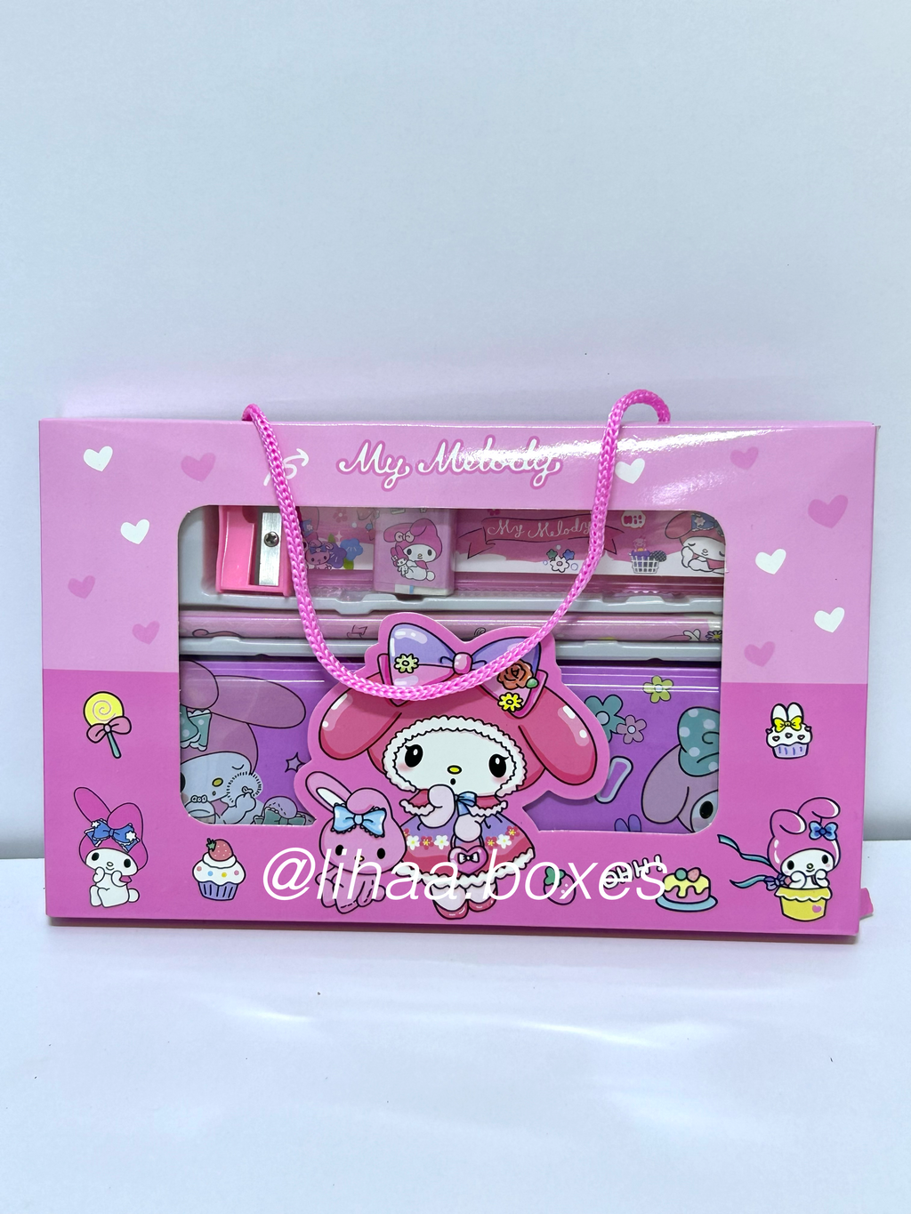 Pack scolaire kuromi/ melody/ cinamoroll