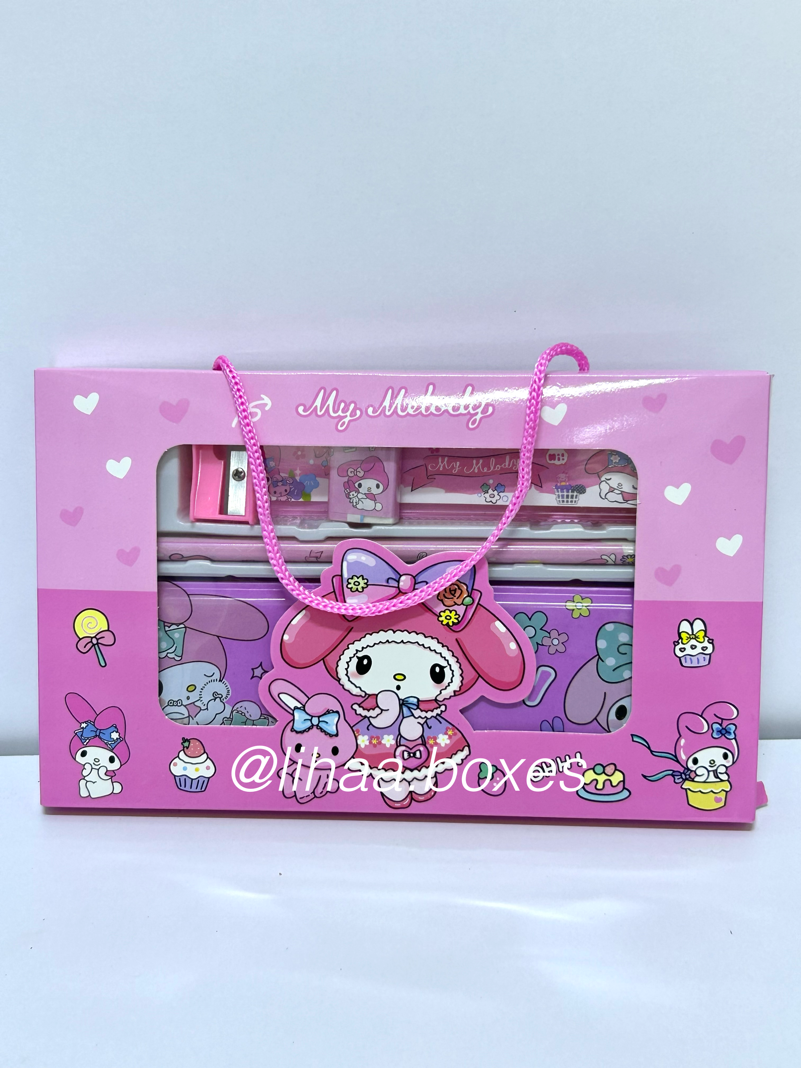 Pack scolaire kuromi/ melody/ cinamoroll