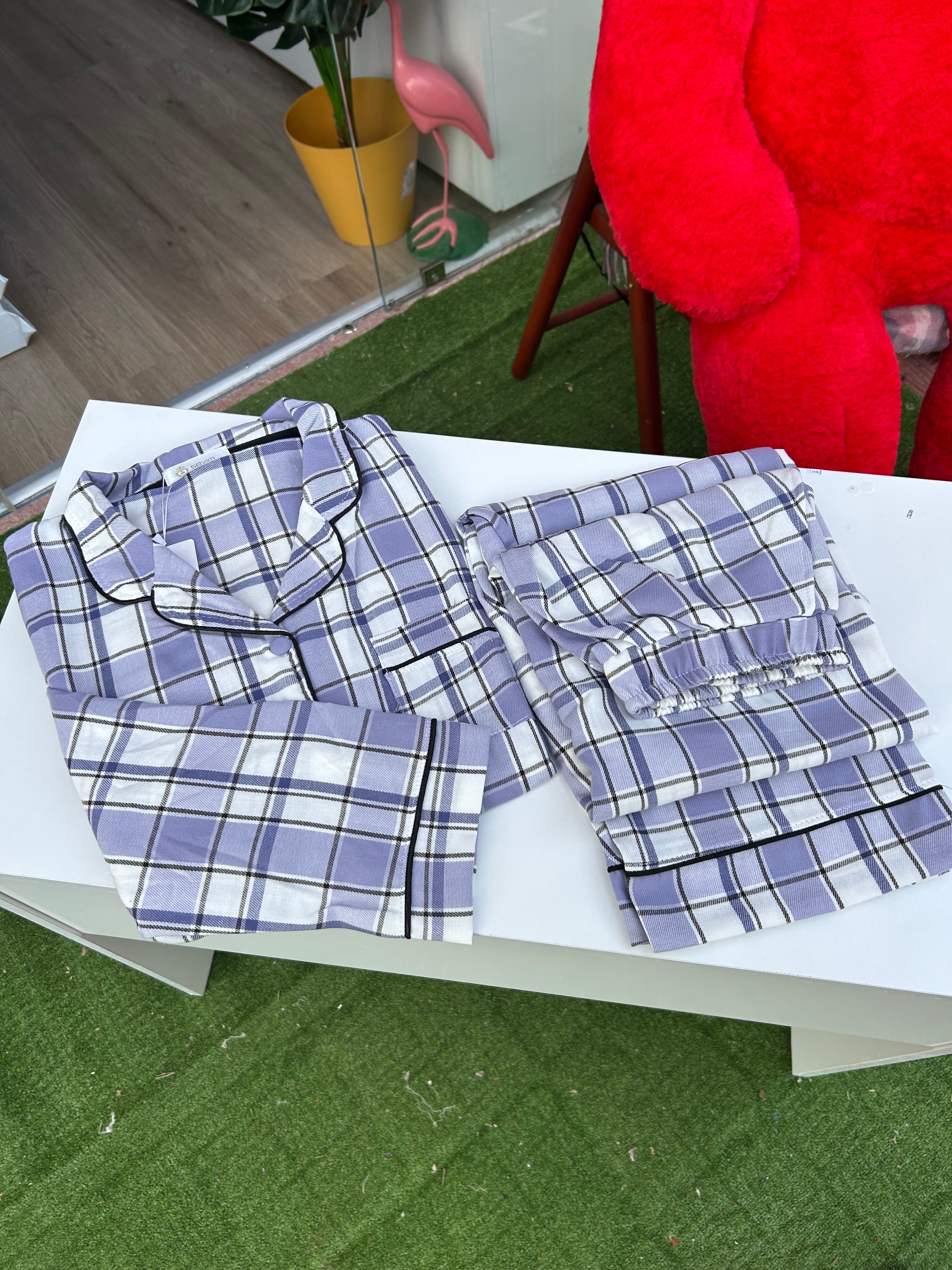 Pyjama a carreaux