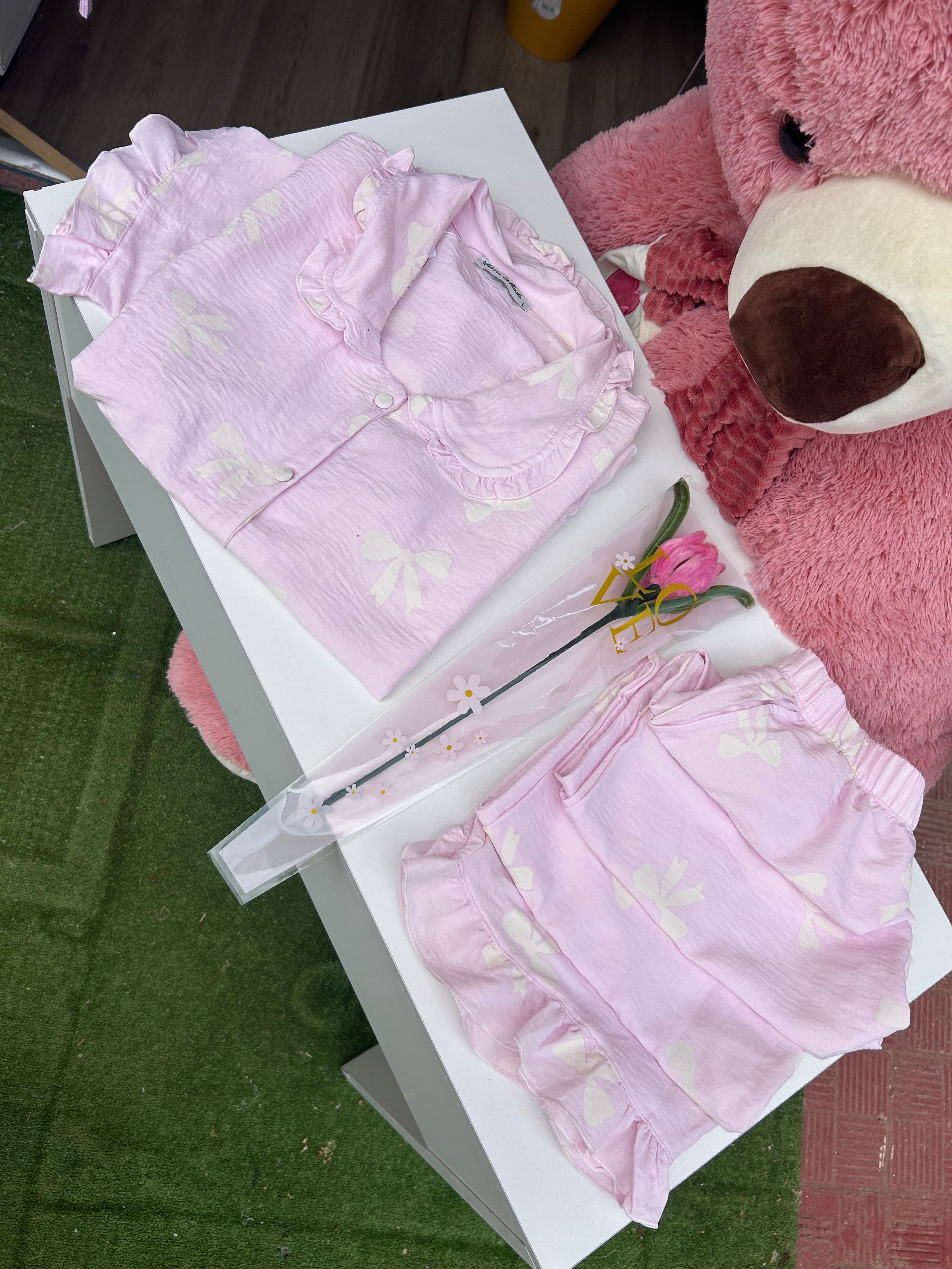 Pyjama papillon demi manches