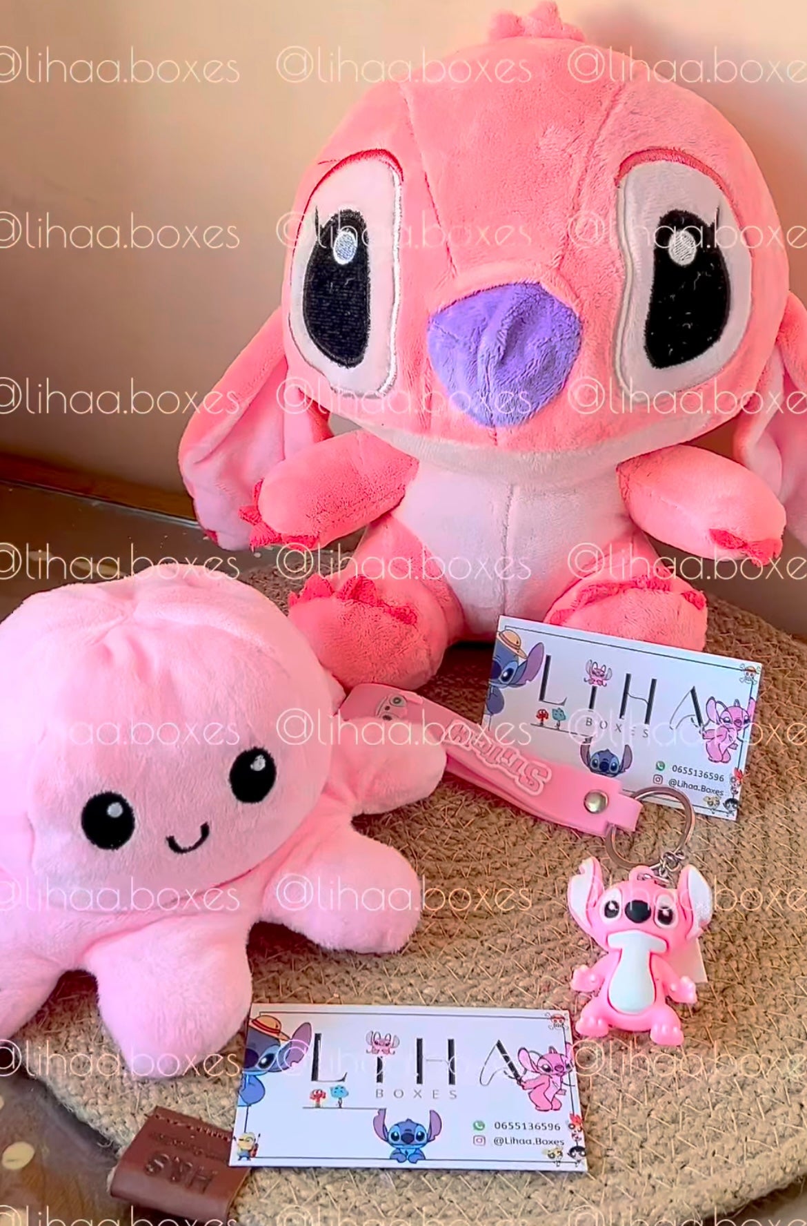Pack stitch + peluche réversible