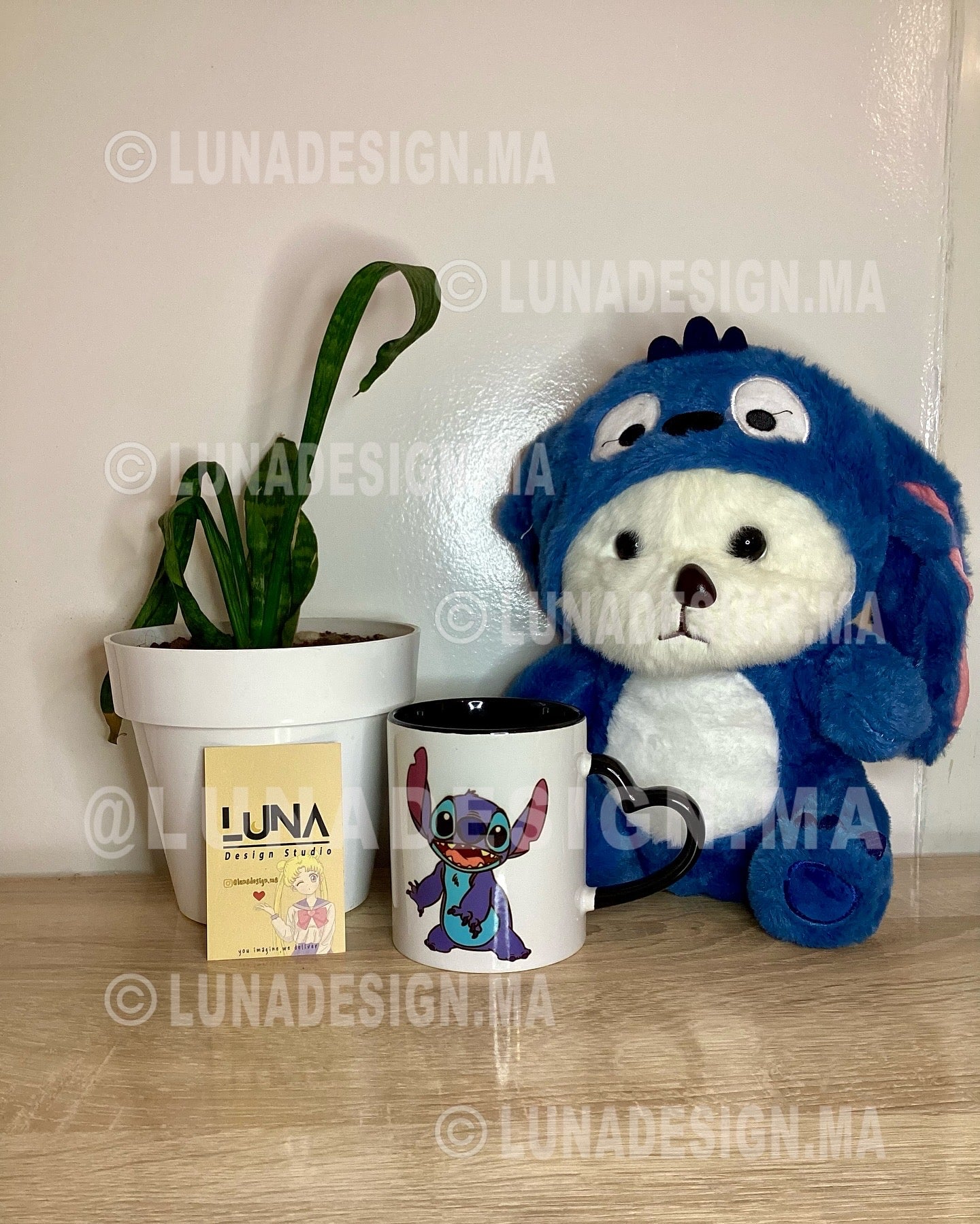 Pack Mug + peluche stitch