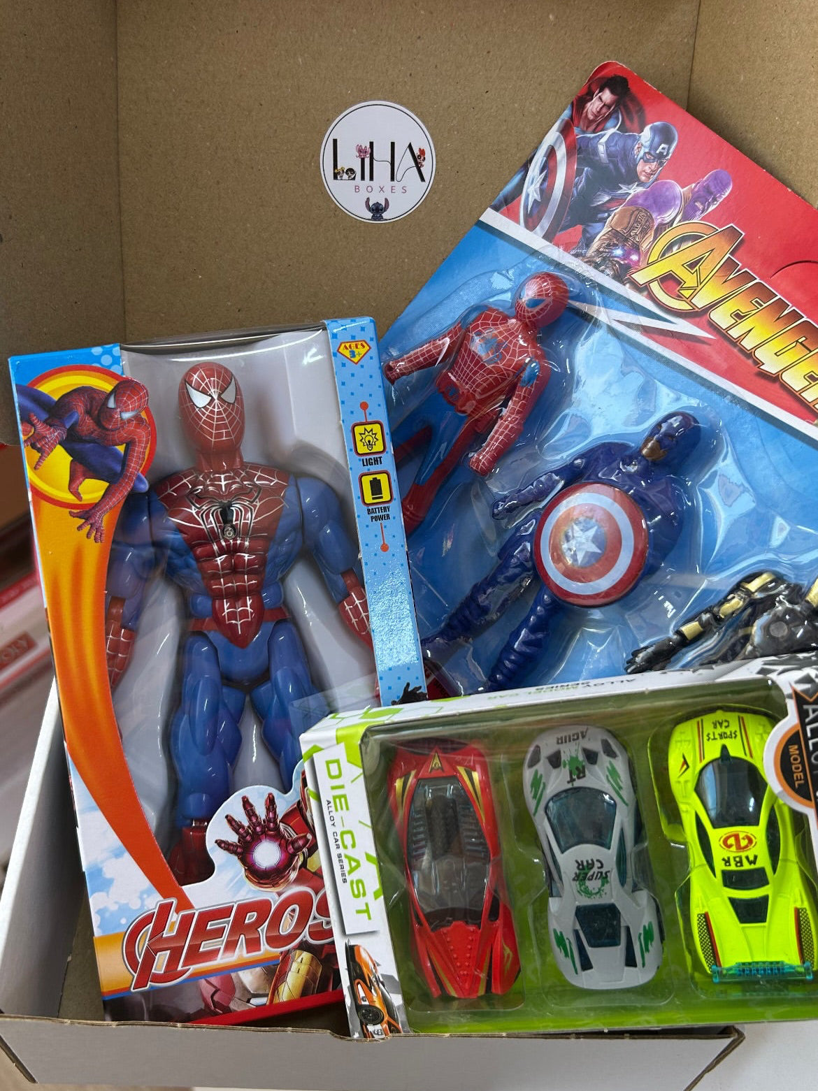 Pack spiderman