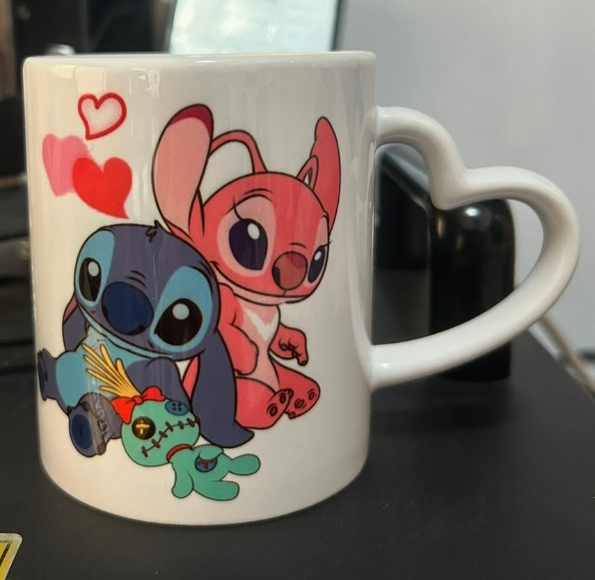 Mug poignet coeur stitch et angel