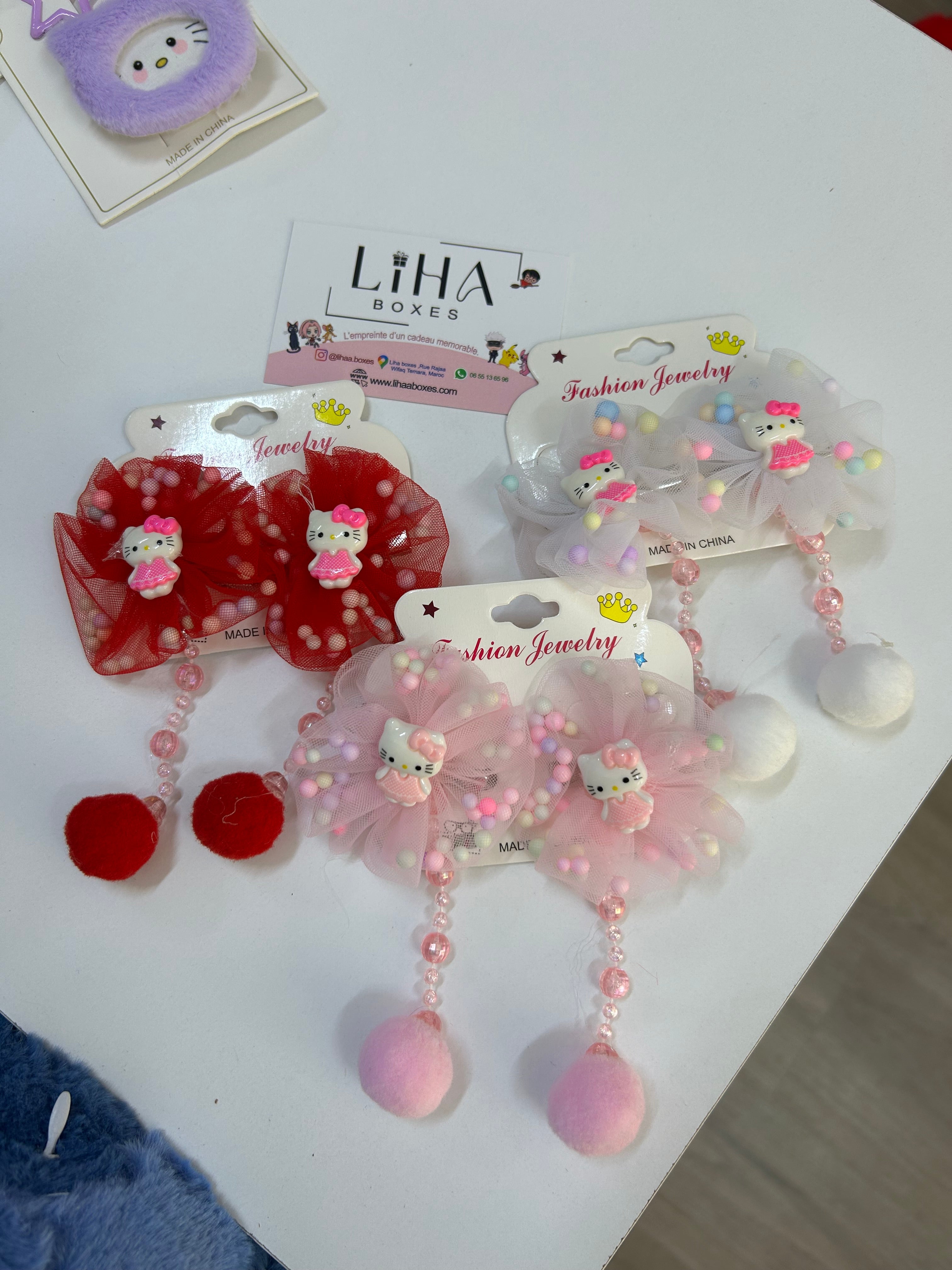 Accessoire cheveux hello kitty