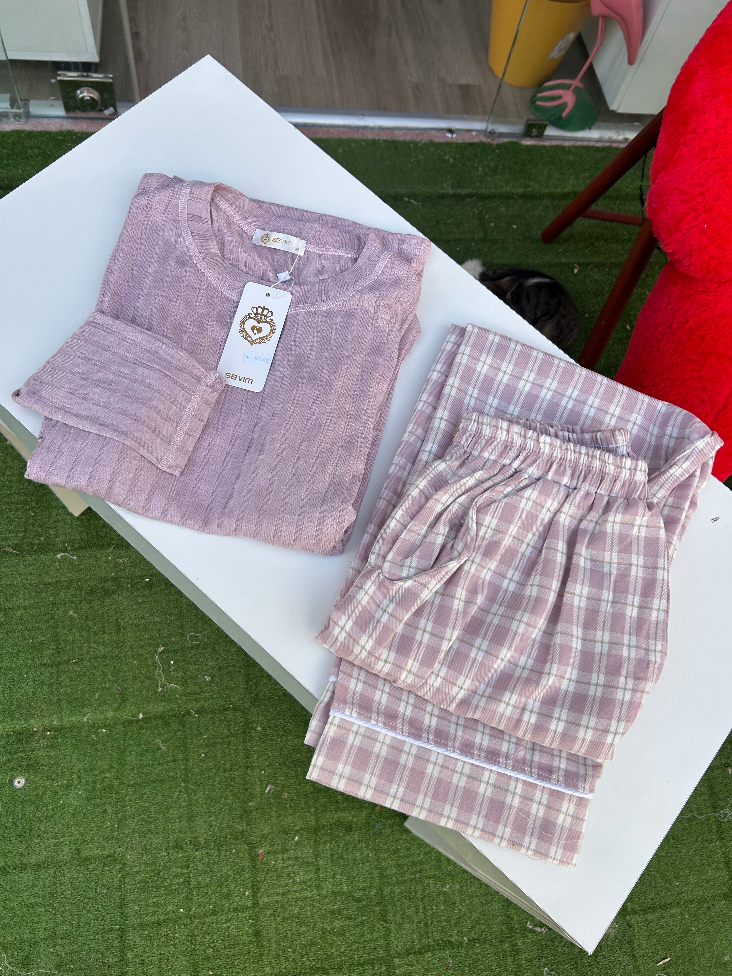 Pyjama carreau
