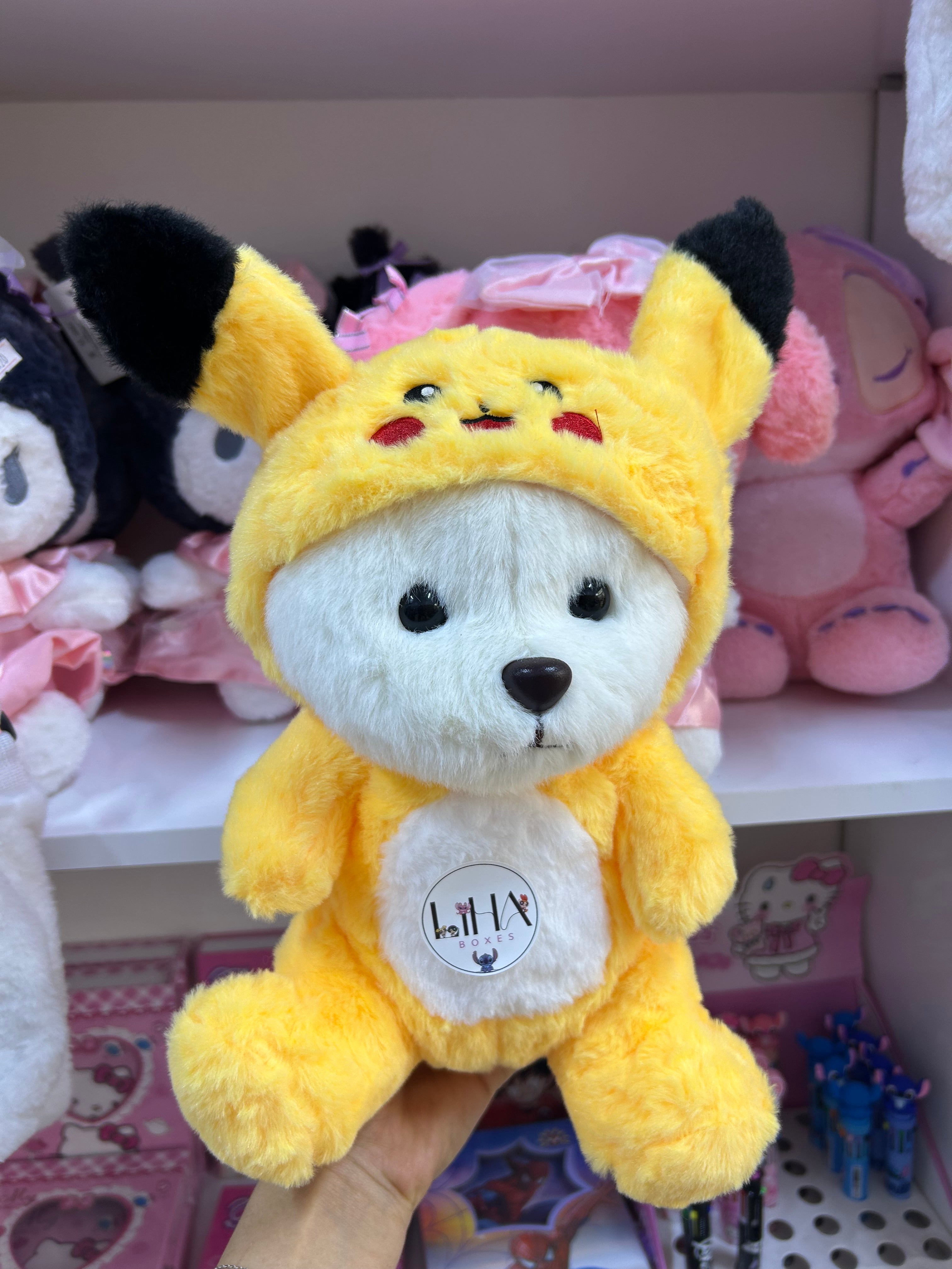 Peluche capuche