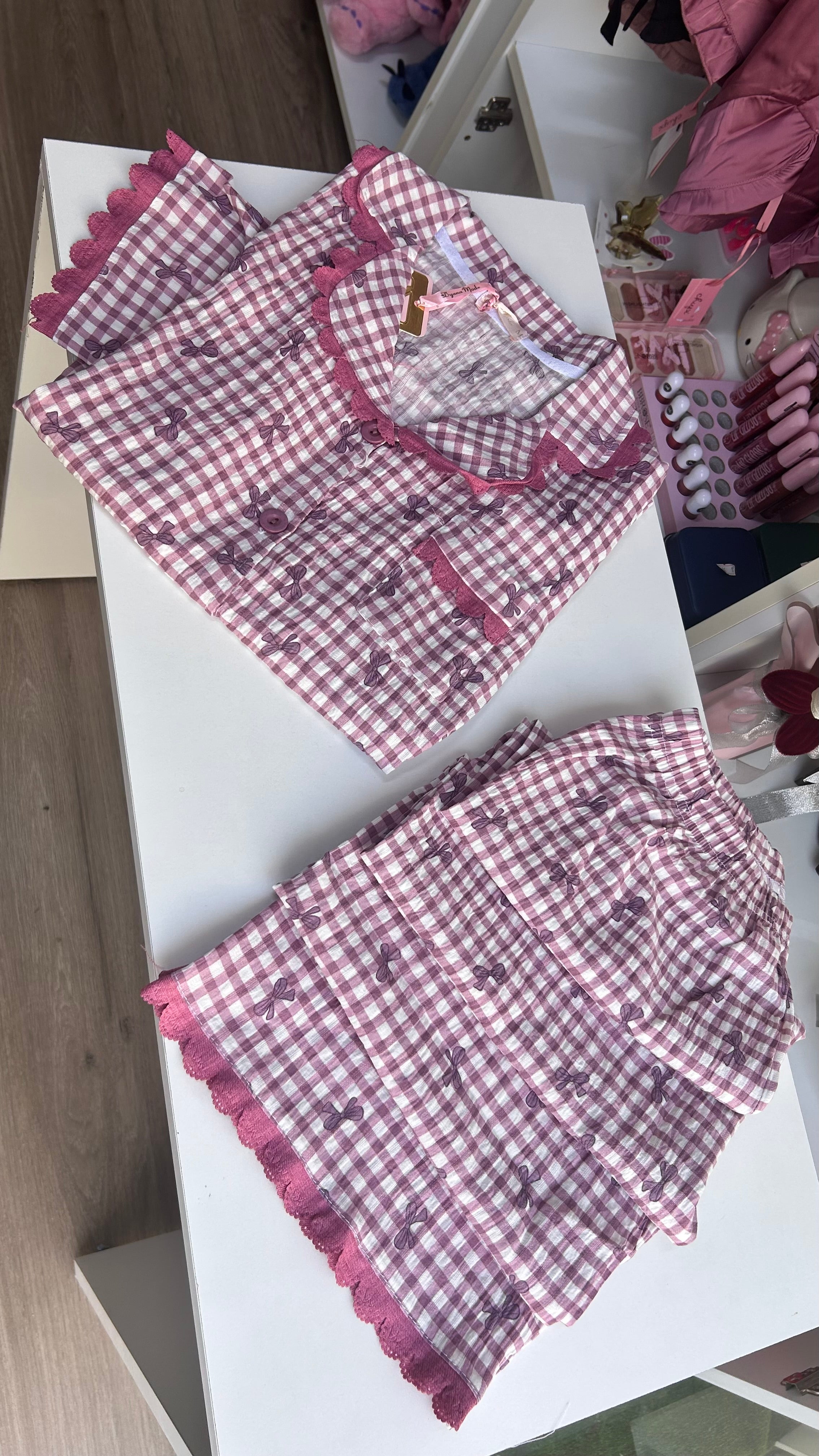 Pyjama papillon demi manches