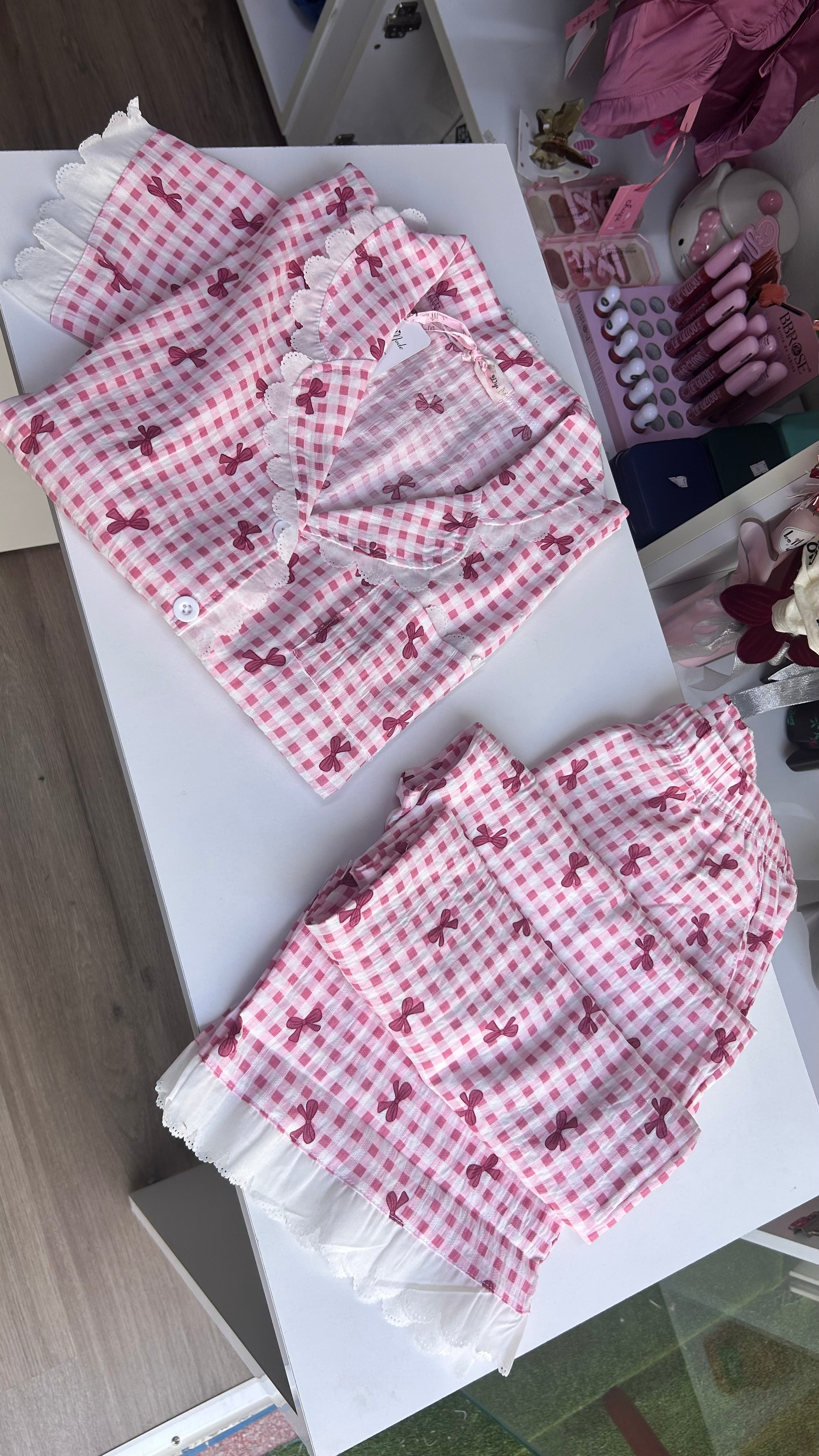 Pyjama papillon demi manches