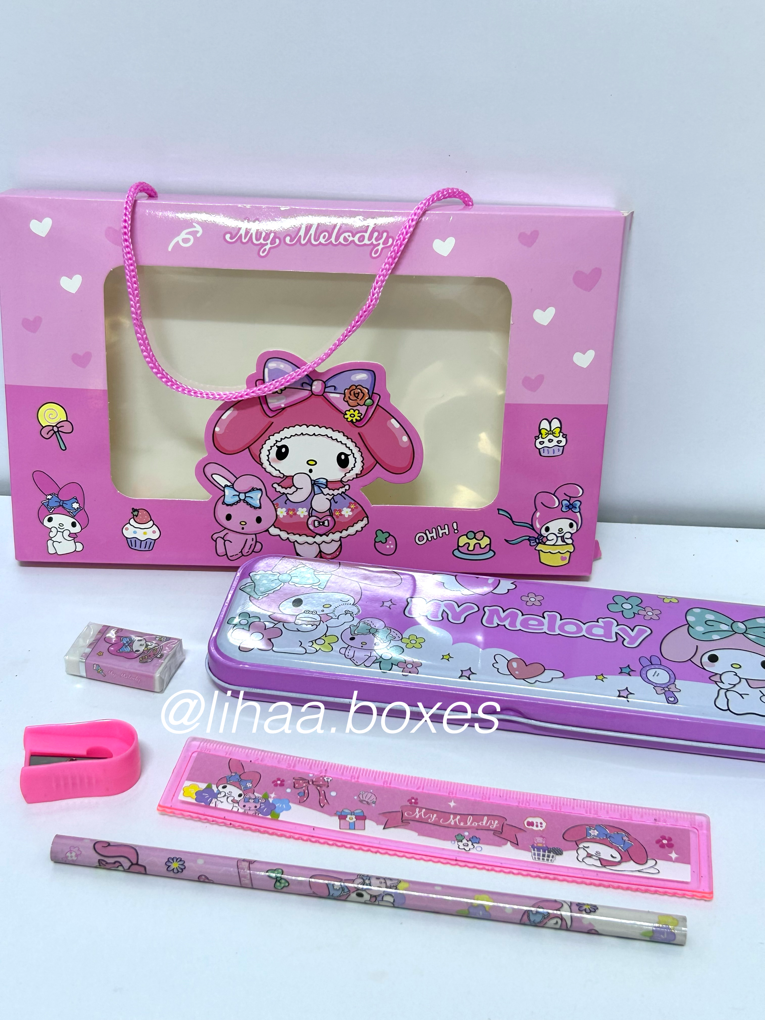 Pack scolaire kuromi/ melody/ cinamoroll