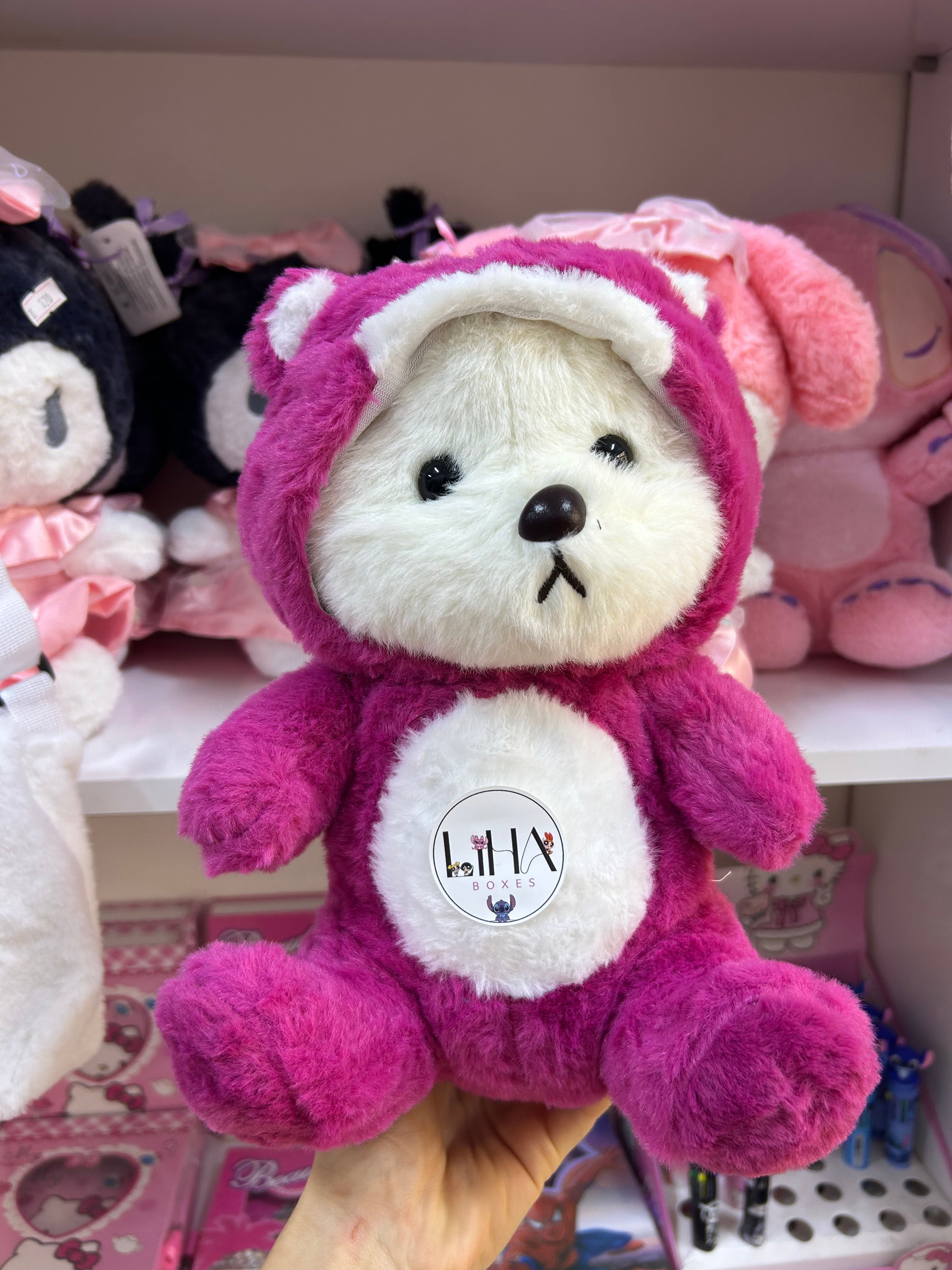 Peluche capuche