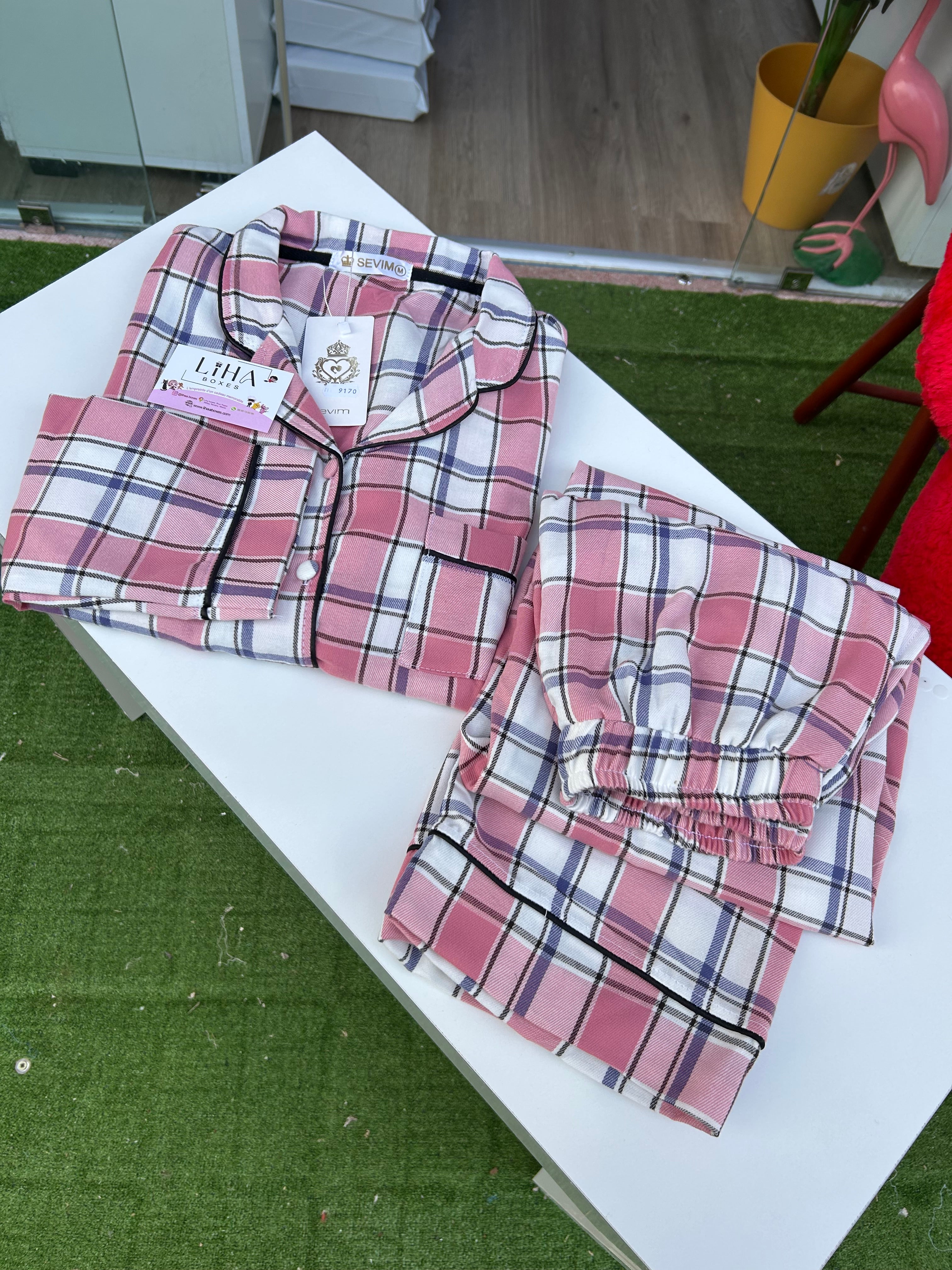 Pyjama a carreaux