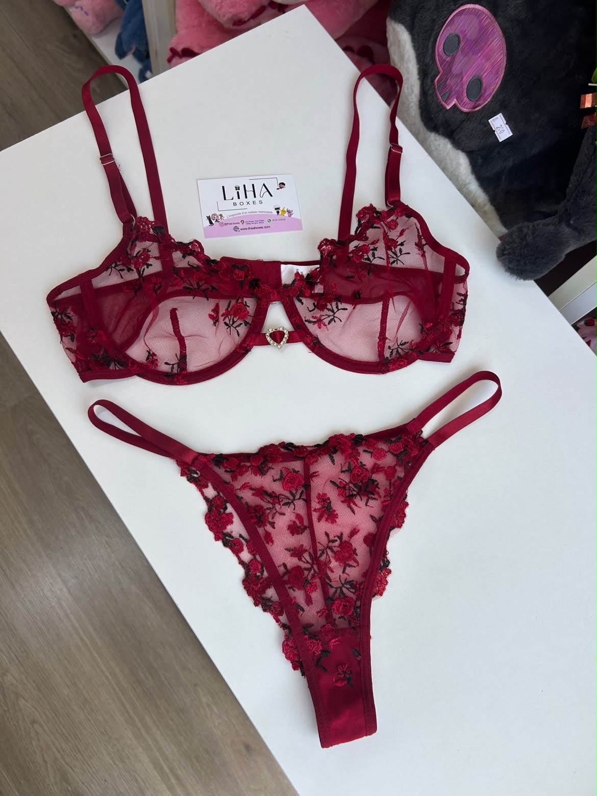 Lingerie rouge