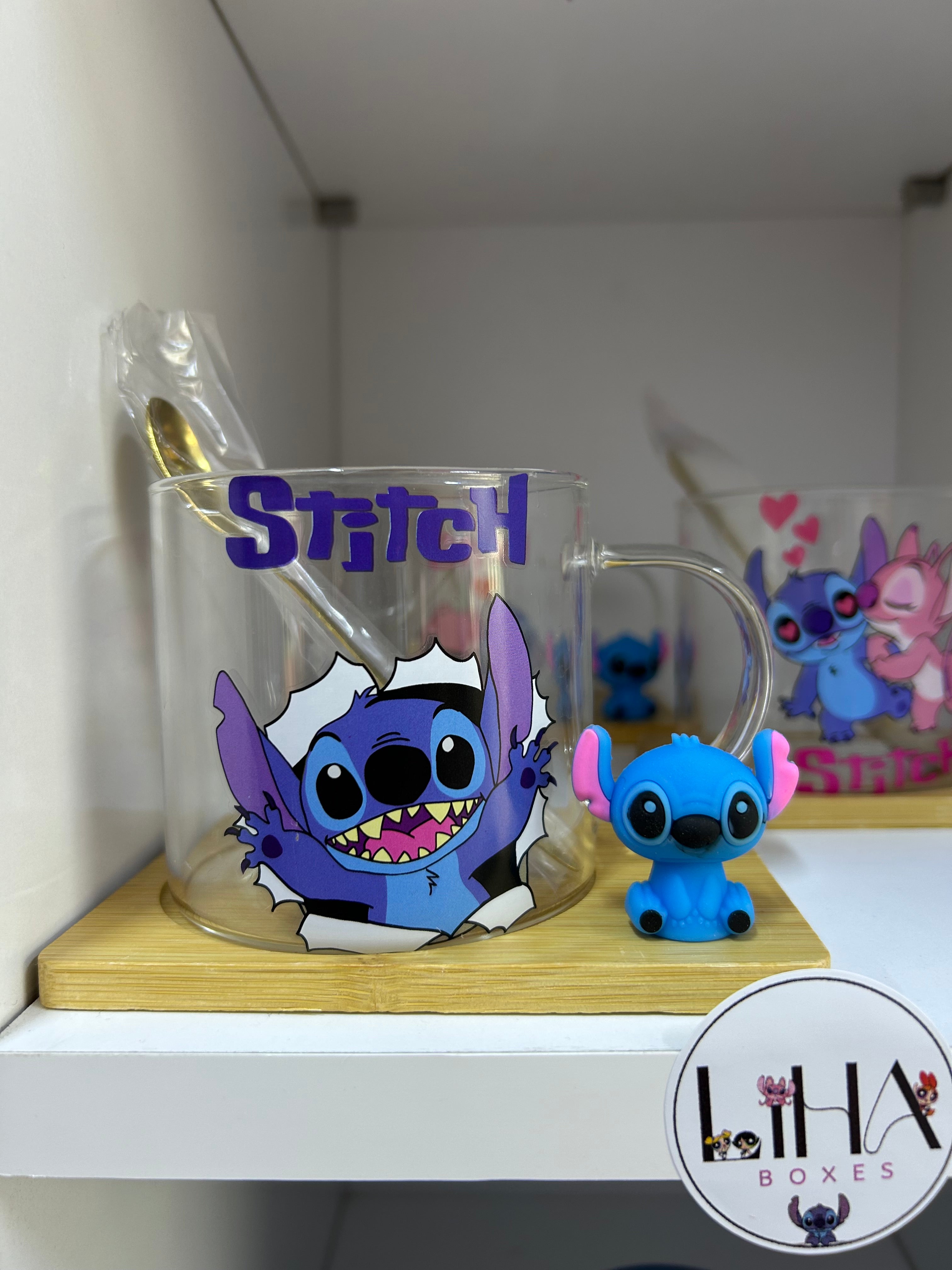 Mug stitch + support + cuillère