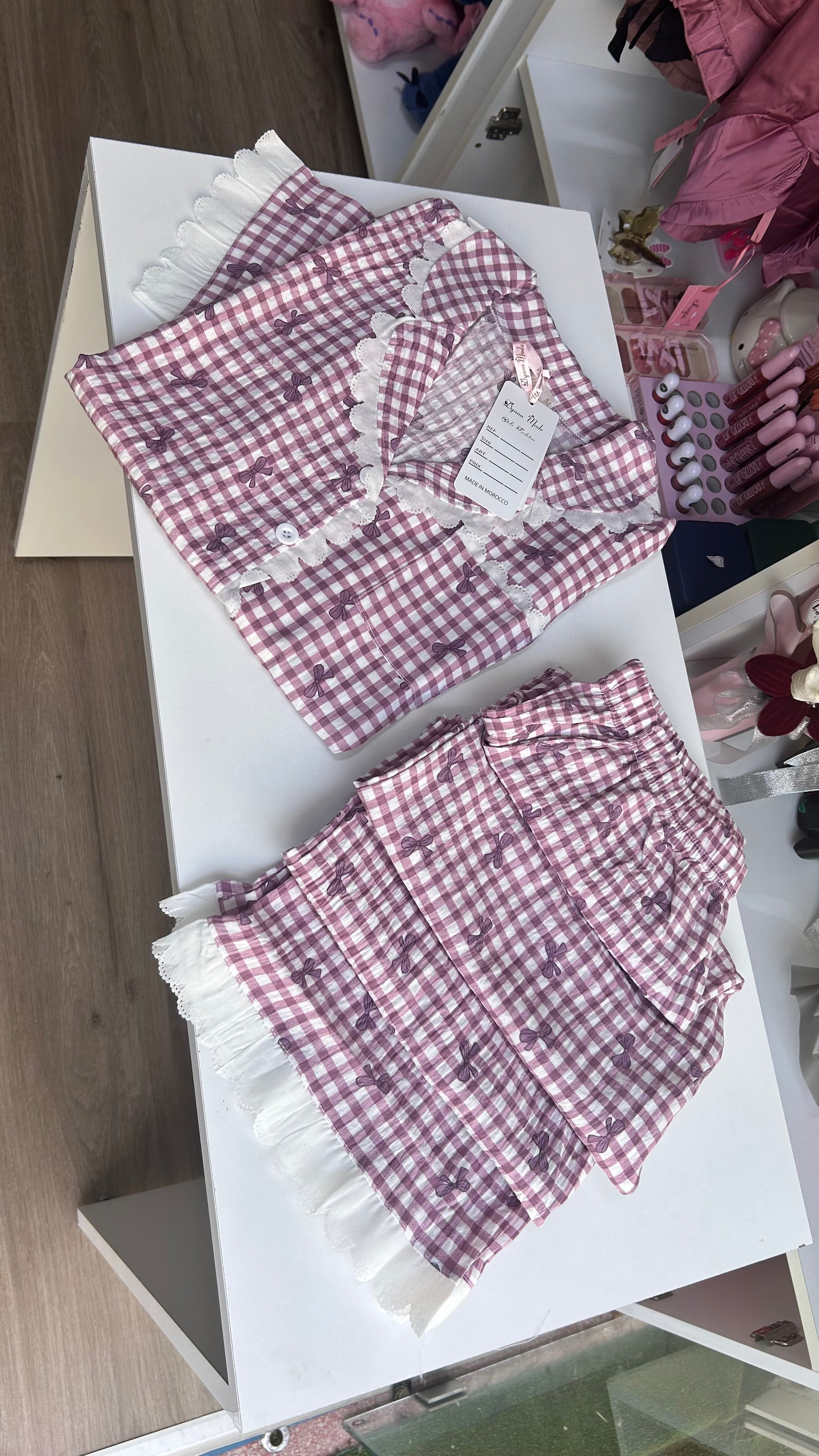 Pyjama papillon demi manches