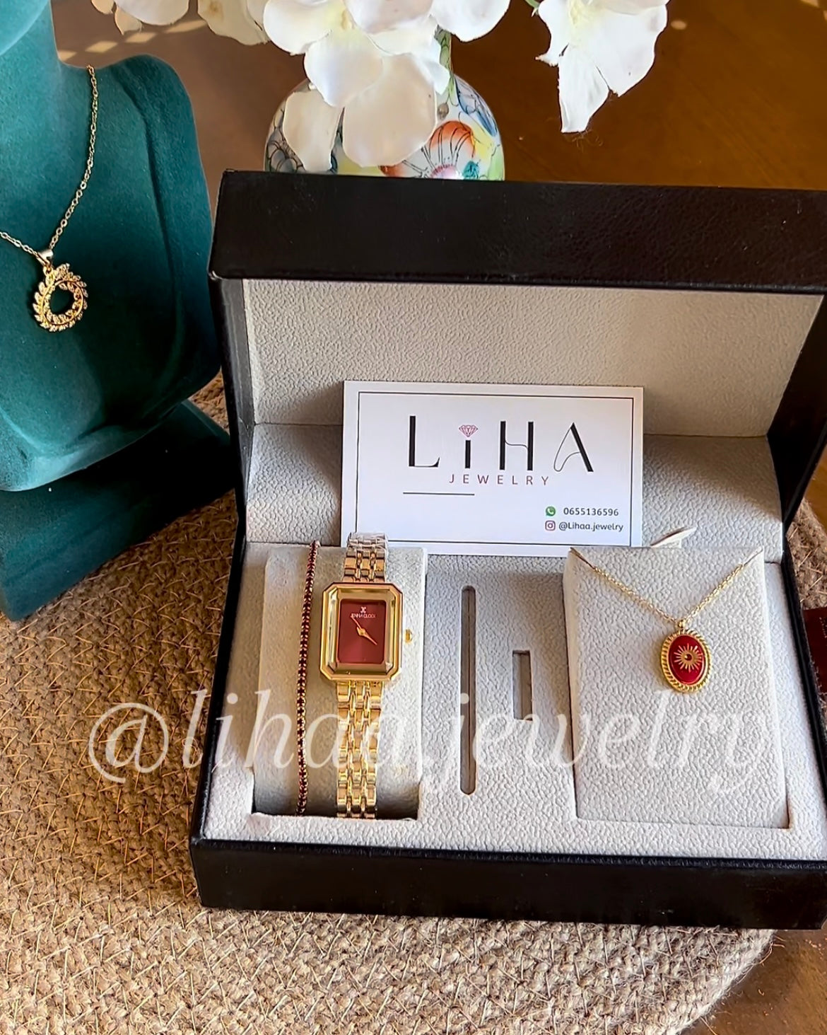 Pack montre + gourmette + collier