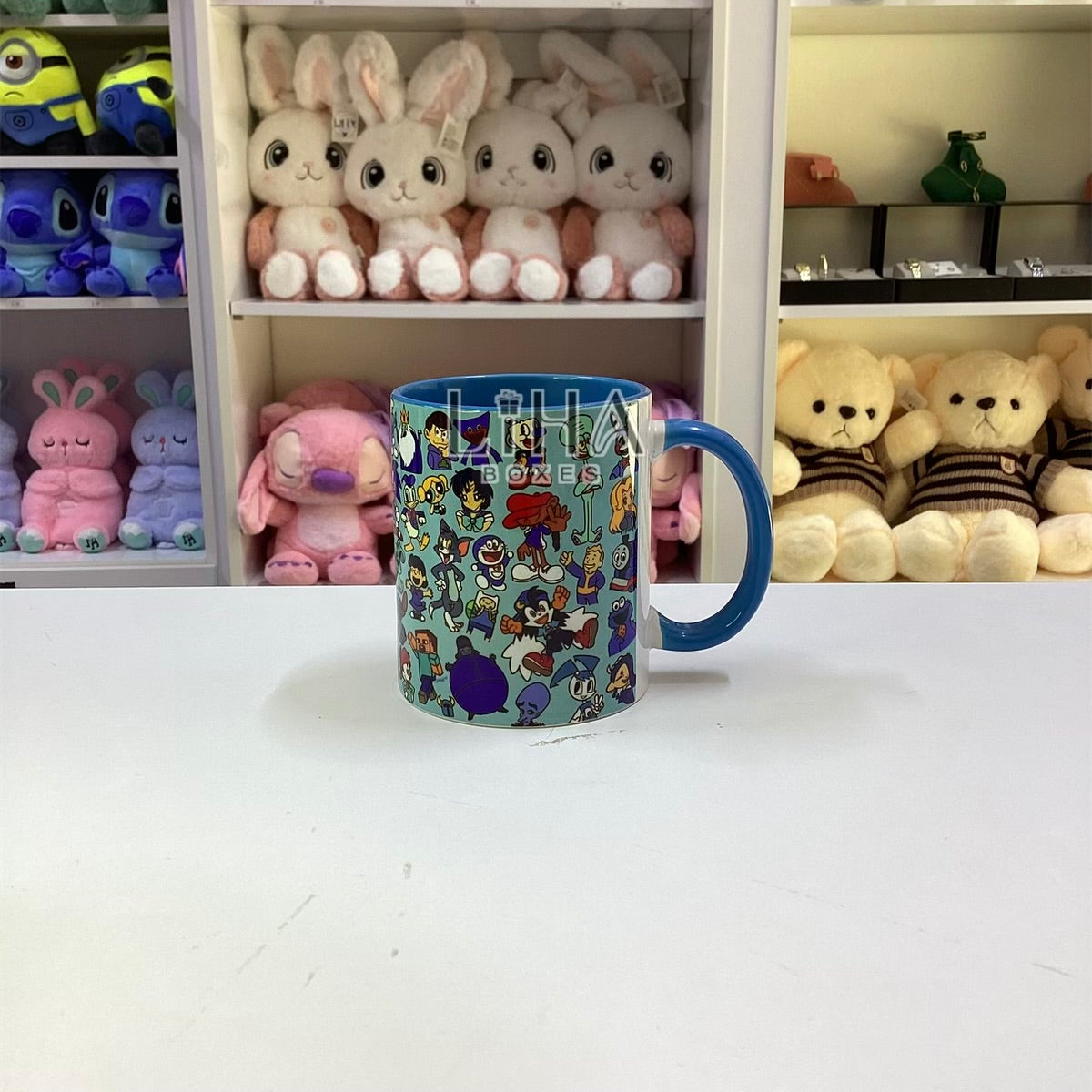 Mug all characters single colour