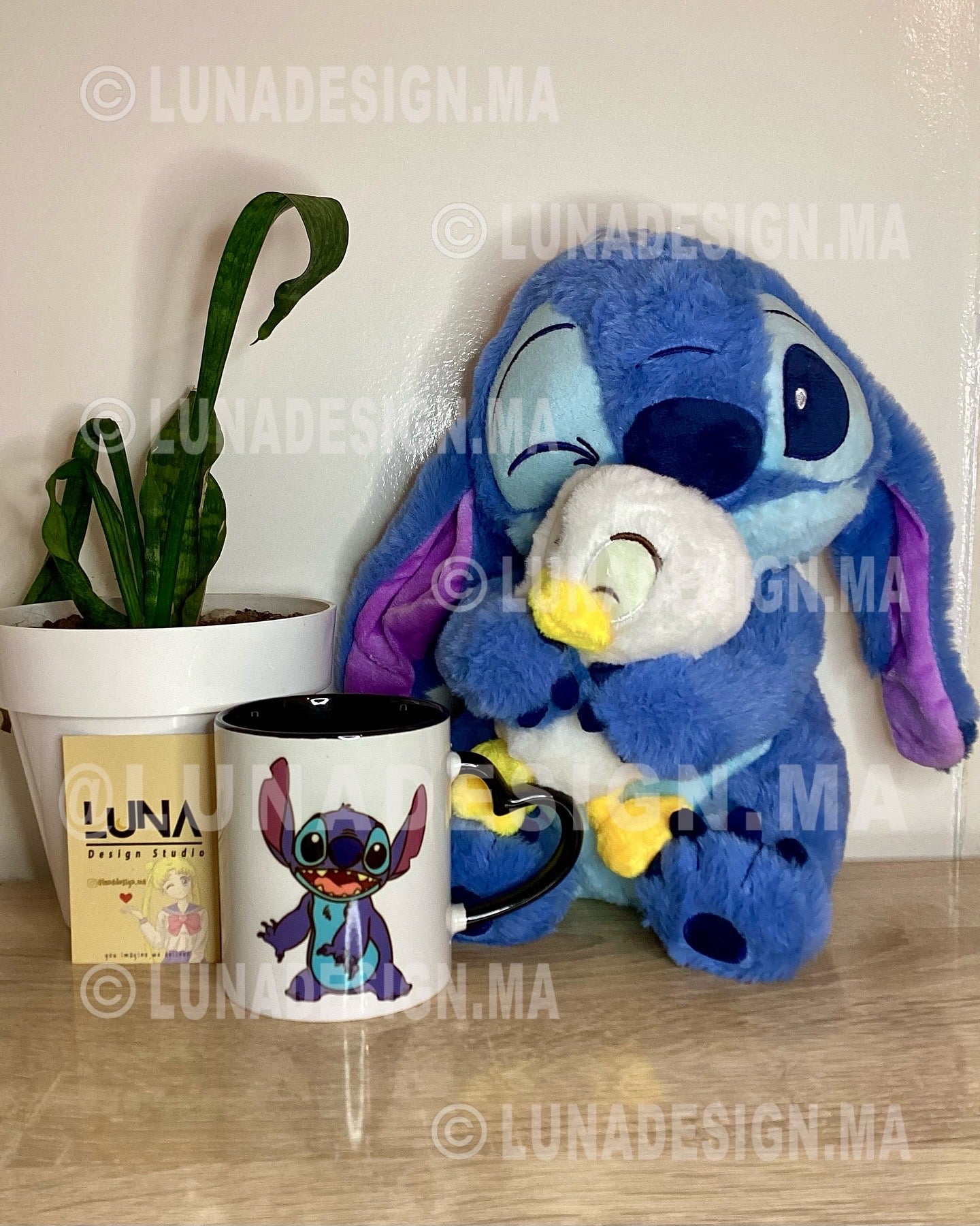 Pack Mug + peluche stitch