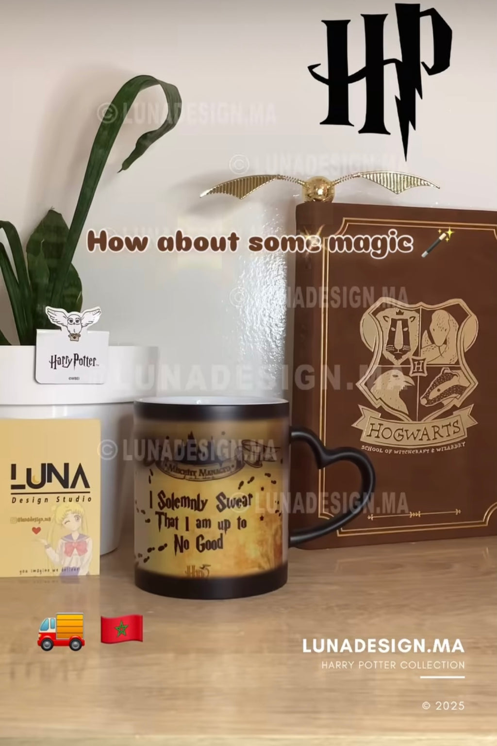 Mug magique Harry potter Marauder’s map